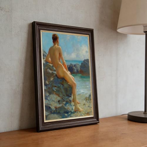 The Bather par Henry Scott Tuke décoration murale poétique