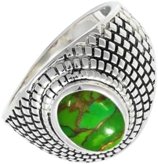 Gemstone Men & Women Band Ring All Size Silver Plated Gift Item Handmade Jewelry CRG1172AA image 4