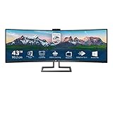 FlickerFree Technologie, LowBlue Mode, Display HDR400, Adaptive Synchronisation, Curved SuperWide, Multiview möglich, integrierter KVM Switch, Windows Hello pop-up webcam