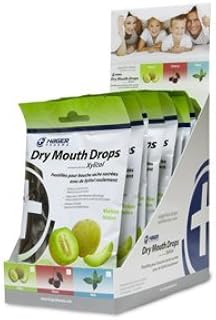 Pack of 3 x Hager Pharma Dry Mouth Drops - Melon - 2 oz