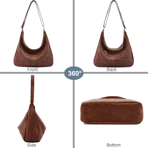 Bolso Hobo para Mujer de Piel Vegana Plegable miniatura 5