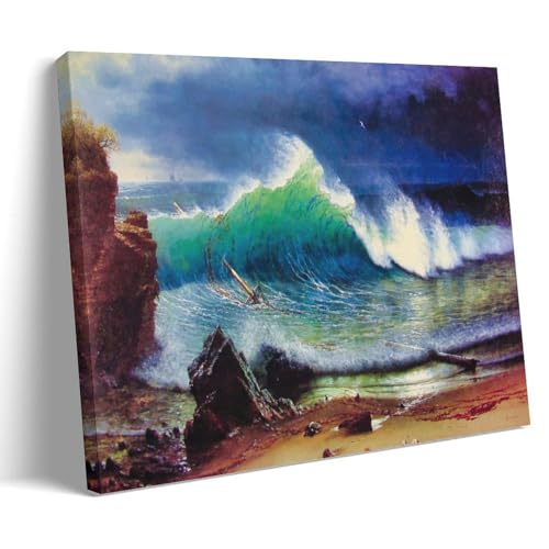Albert Bierstadt Ao[gErAX^bg(^[RCYu[̊C̏)i G |X^[  EH[A[g rO _CjO[ xbh[ Ǐ ǂ̊GFrame08x12inch(20x30cm)