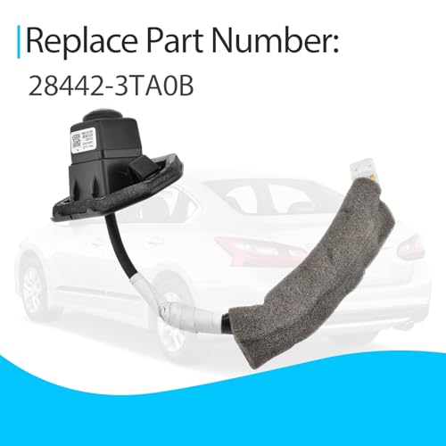 Image of Rear View Backup Camera Replaces 28442-3TA0B Compatible with Nissan Altima Sedan 2013-2016, Parking Assist Camera
