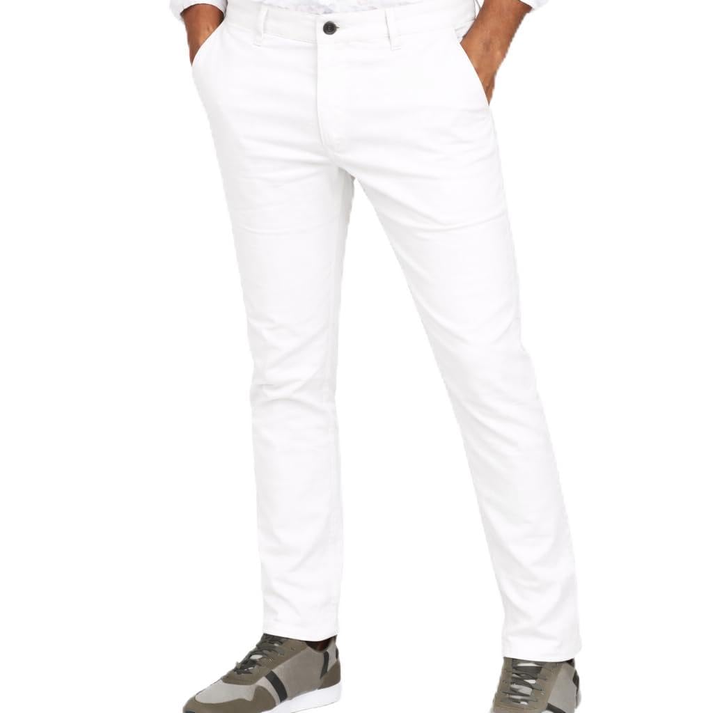 letiyo Men’s Solid Color Linen Formal Trousers | Comfort Fit Office Wear Pants-picture-24