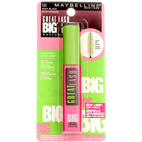 Image of Maybelline Great Lash Big Washable Mascara, Very Black [131], 0.34 oz