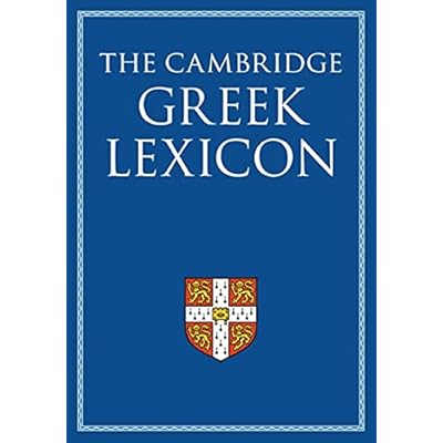 The Cambridge Greek Lexicon 2 Volume Hardback Set