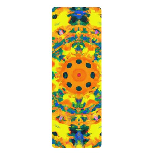 Hari Krishna Das - Psychedelic Yoga Exercise Workout Mat - 24? x 68