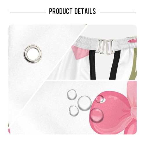 Capa profesional impermeable para cortar cabello Cute Cherries con lazos, con cierre ajustable de broche para peluquería y estilismo miniatura 4