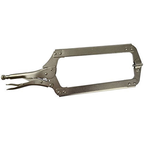Image of Welding Clamps Fast Quick Release Vise Grips C Clamp Mole Grips 450mm SIL292