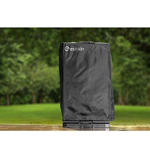 Esinkin 30-Inch Electric Smoker Cover for Masterbuilt Electric Smoker, Dust UV Durable Waterproof and Conveninet, Black