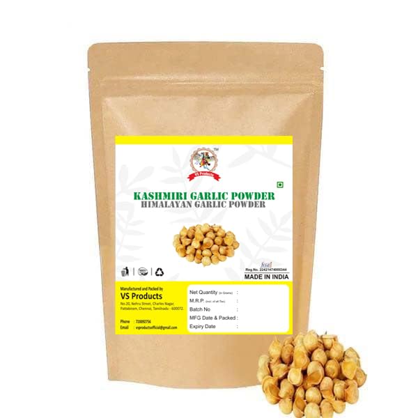 VS Products Kashmiri Garlic Powder, (350grams) Himalayan Garlic