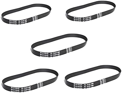 [5] Replacement Part For Eureka, Type R, Ultra Smart Vacuum Non Stretch Flat Belts # compare to part 20-3110-07