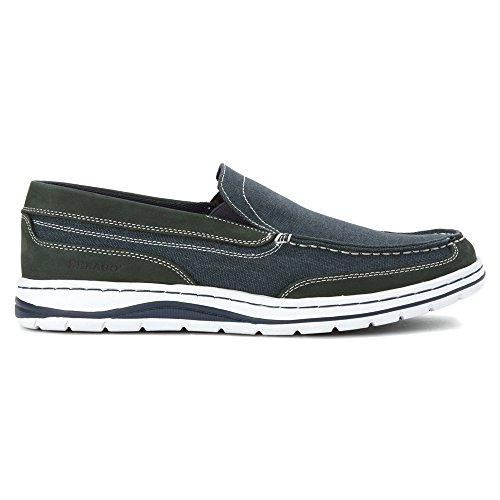 Sebago Men's Hartland Slip On (9.5 M in Navy Canvas/Nubuck)2
