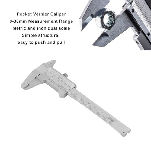 Calibrador Mecánico 0-80mm de Acero Inoxidable miniatura 4