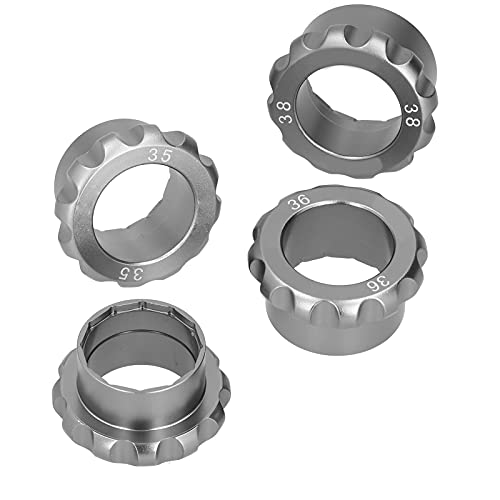 Cuifati Watch Case Opener Die, Quality Aluminum Alloy 4pcs Different Size Watch Opener Dies Used to Open The Watch Cover, Very Practical.