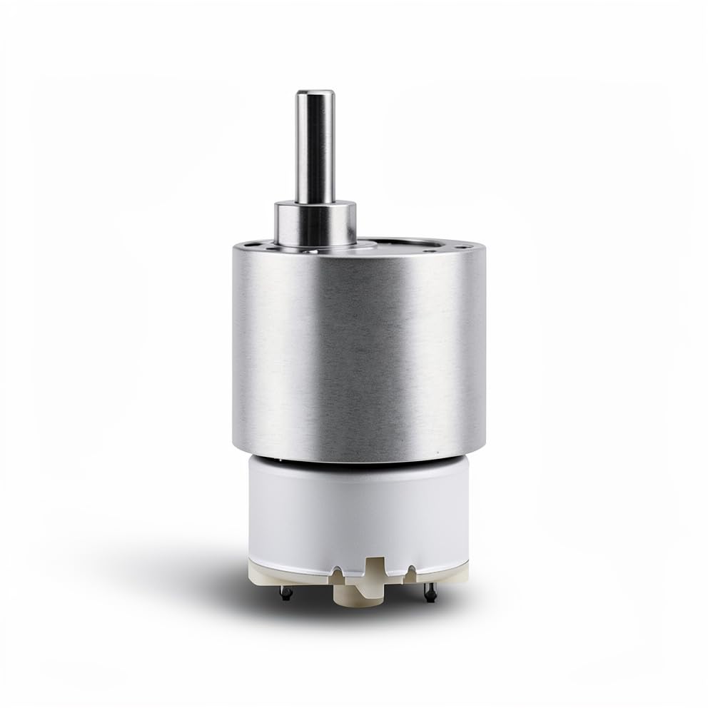 Torque Gear Box Motor, 37mm DC 12V High Torque Gear Box Electric Motor 3.5/15/30/70RPM Reduction Motor(30RPM)-image-15