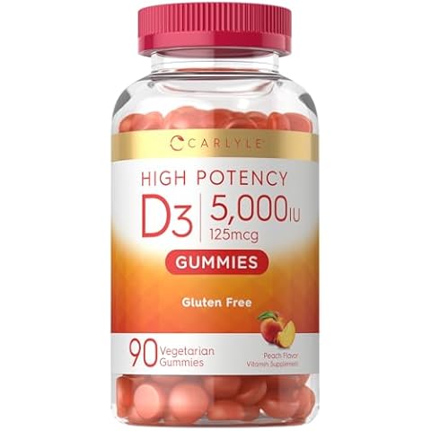 Carlyle Vitamin D3 Gummies 5000 IU Cover