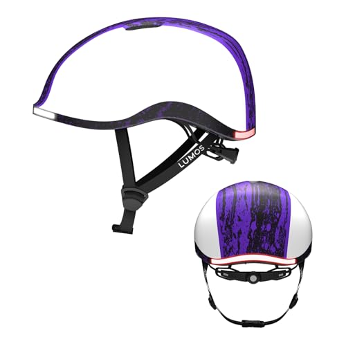 Image of Lumos Nyxel Kids Bike Helmet, Adjustable Kids Helmets Customizable Front and Back LED Lights, Multi-Sport Protection Lightweight for Boys and Girls