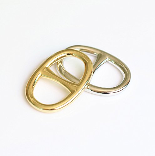Shanlihua Women's Simple Metal Scarf Ring Oval Circular Flower Silk Rings Silver Gold Plated Scarf Slides #TOP4