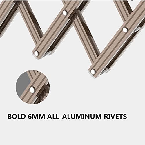 2M Wall-Mounted Retractable Clothes Drying Rack, Foldable 3-Pole Aluminum Alloy Laundry Rack, Space-Saving Airing Solution, Grey, Perfect for Home and Apartment Use