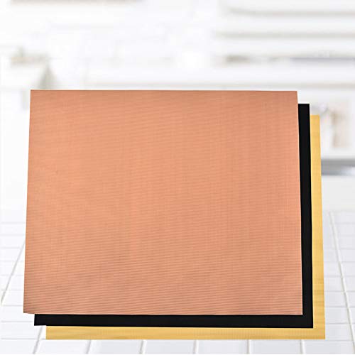 Good 3 peças de tapetes de churrasqueira resistentes ao calor antiaderentes de fibra de vidro para a