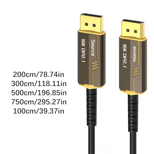 Câble fibre optique 16K @ 30Hz et 8K @ 60Hz pour écran de jeu haute résolution - 5