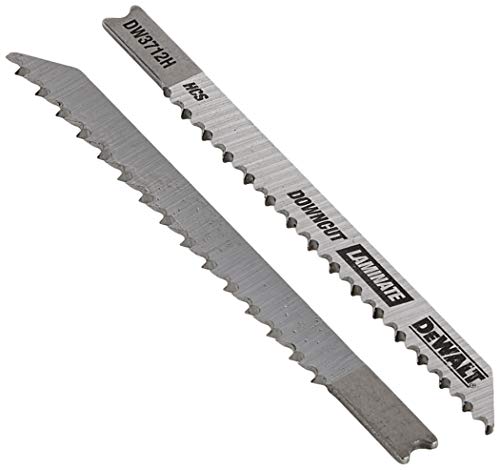 DEWALT Jigsaw Blades, Laminate Down Cutting, U-Shank, 4-Inch, 10-TPI, 5-Pack (DW3712H) - image 3