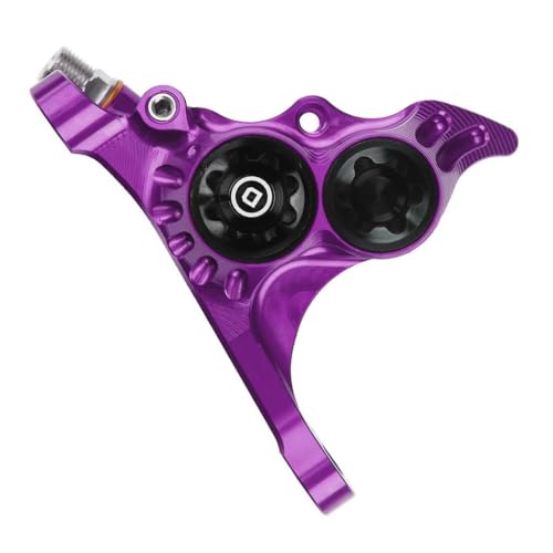 Hope Technology RX4+ Caliper Complete – FMF+20 – DOT Road Gravel Brake Calipers (Purple)