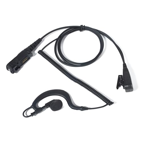UAYESOK Auricular de radio multipin en forma de G compatible con Motorola, Walkie Talkie de seguridad con micrófono PTT para Motorola DP2000 DP2400 DP2600 DP3441e DP3661 XPR3300e XPR3500 XiR P6600