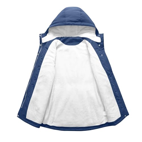 Winter Coats for Women 2025 Plus Size Warm Sherpa Fleece Lined Jackets Hooded Parka Peacoat Outerwear4