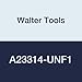 Walter Tools A23314-UNF1 Paradur HSS Machine Tap, NID Finish, 0.141" Shank Diameter, 0.276" Cutting Length, 1-11/16" Overall Length, No. 1-72 Cutting Diameter