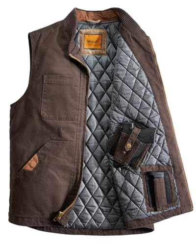 Image of Venado Concealed Carry Vest for Men - Heavy Duty Canvas - Conceal Carry Pockets