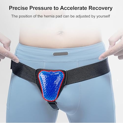 Faja para Hernia Ajustable con Almohadillas de Gel miniatura 3