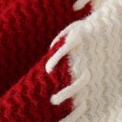 Cambkatl Men's Color Block Patchwork Pullover Sweaters, Crew Neck Slim Fit Long Sleeve Casual Knit Sweater Tops3