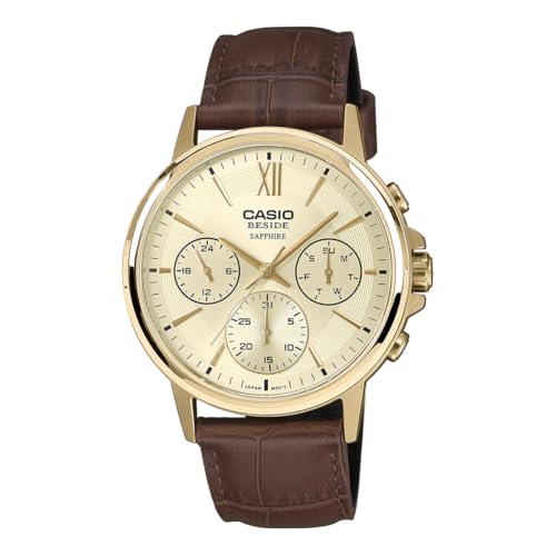 Image of Casio Enticer Men BMS-300GL-5AVDF Analog Brown Watch Men (A2543)