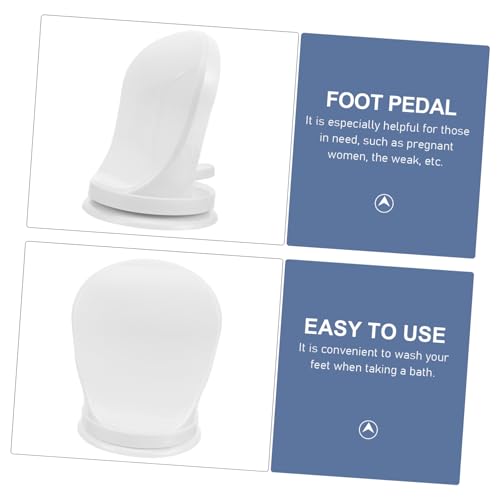 Reposa pies para ducha con pedal, ahorro de labor miniatura 7