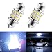 EverBrightt 2-Pack Cool White 31MM 3014 24SMD LED Festoon Light Lamp for Map Light Dome Light Trunk Light Plate Light