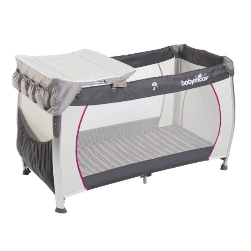 Babymoov A035019 Reisebett Silver Dream grau/hibiskus