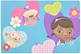 Zak Designs DOCD-1300 Disney Jr. 17-inch Reusable BPA Free Placemats, Doc McStuffins