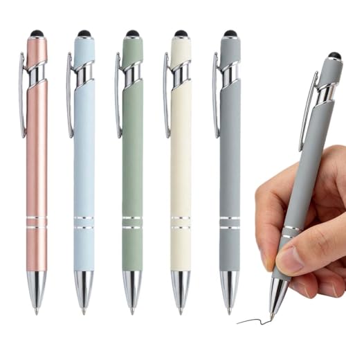 CEJAS 5 Pezzi Penna a Sfera Stilo, 2 in 1