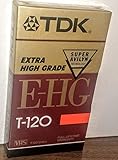 TDK 30120 High Grade VHS Videotape Cassette, 6 Hours