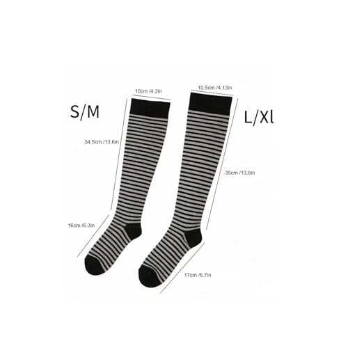Image of 3 Pairs Compression Socks for Women 15-20 mmHg, Circulation Support for Nurses Pregnancy Running Hiking, Varicose Veins, Travel Flight