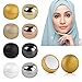 DOUSELLA 8 Paar Hijab Magnetische Pins Runde Clip, Mehrfarbig Magnet Schals Halter Stiftlose Brosche für Muslimischen Schal Hijab Cardigan Schals günstig Kaufen-DOUSELLA 8 Paar Hijab Magnetische Pins Runde Clip, Mehrfarbig Magnet Schals Halter Stiftlose Brosche für Muslimischen Schal Hijab Cardigan