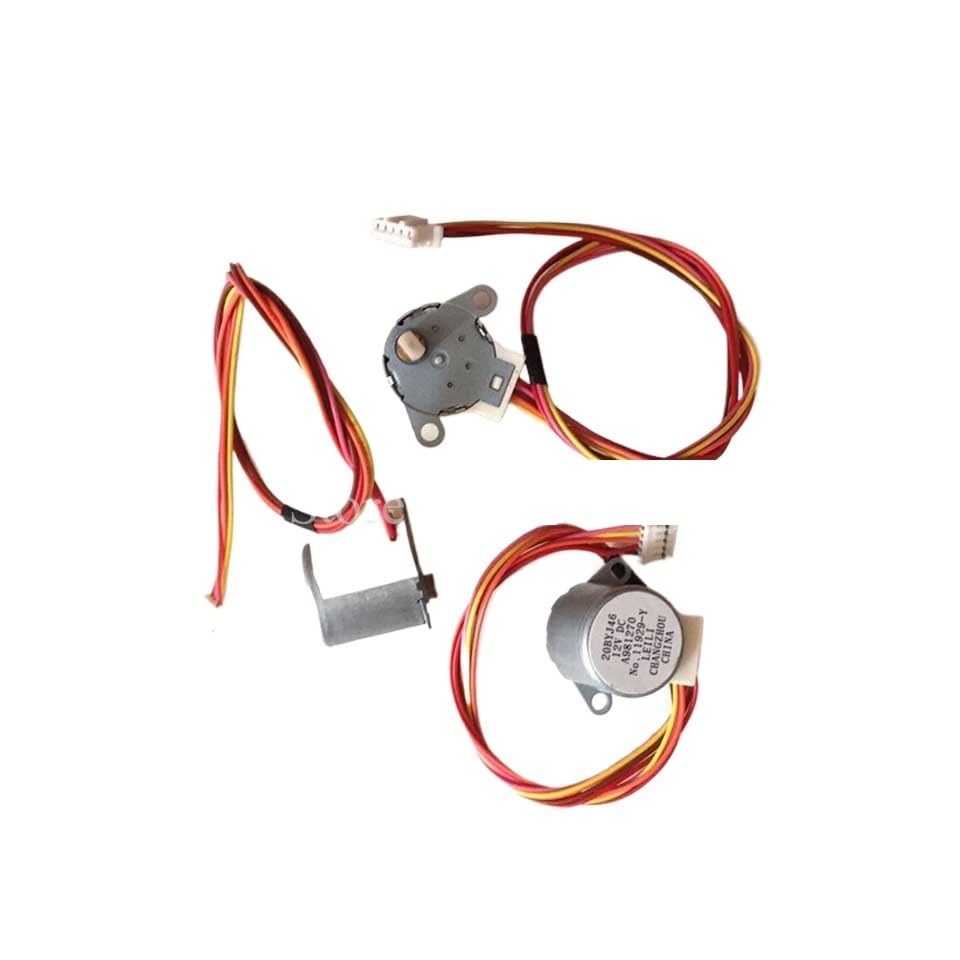 Air Conditioner Motor Stepping air Conditioner Motor 20BYJ46 12V 16V 20-25cm Length(5pcs)