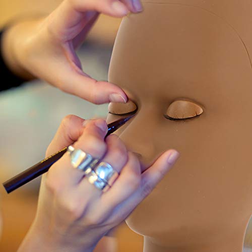 Minkissy Cílios Extensão Conjunto de Exercícios de Prática Manequim Cabeça Com 4 Pares Substituição