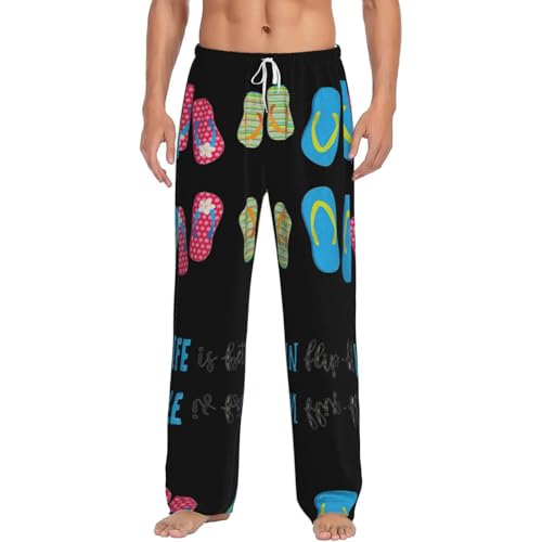 Pyjama pantalon léger homme pour éviter la chaleur nocturne