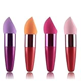 Yoyorule Women Cosmetic Liquid Cream Foundation Concealer Sponge Lollipop Brush Random Color