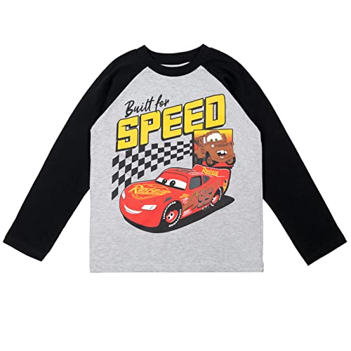 Disney Pixar Cars Tow Mater Lightning Mcqueen Little Boys 2 Pack T-Shirts Red/Grey Heather 6 #TOP2
