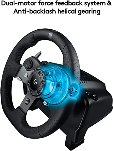 Logitech G920 Driving Force Racing Wheel + Floor Pedals + Astro A20 Gaming Headset Bundle - Xbox X|S/Xbox One/PC - image 4