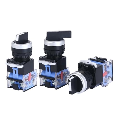 Bouton de commutation LA38 anti vibration sélecteur 3 vitesses 22mm - 7